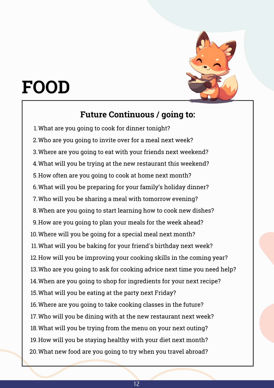 Future simple and Future continuous