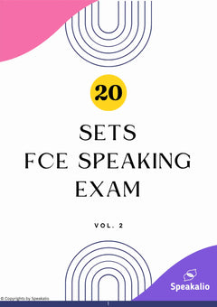 Mockup: FCE Speaking vol. 1–3