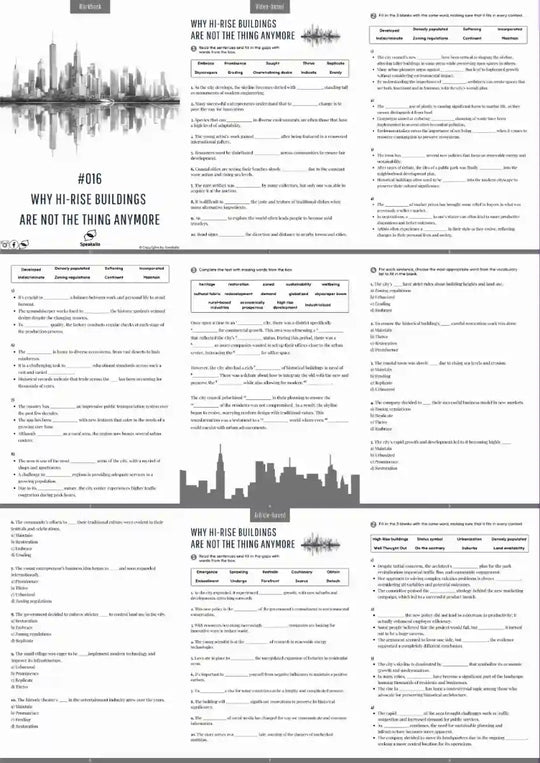 Why Hi-Rise Buildings are not the thing anymore