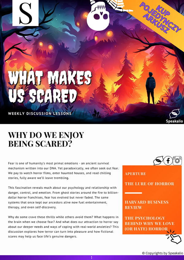 What makes us scared?