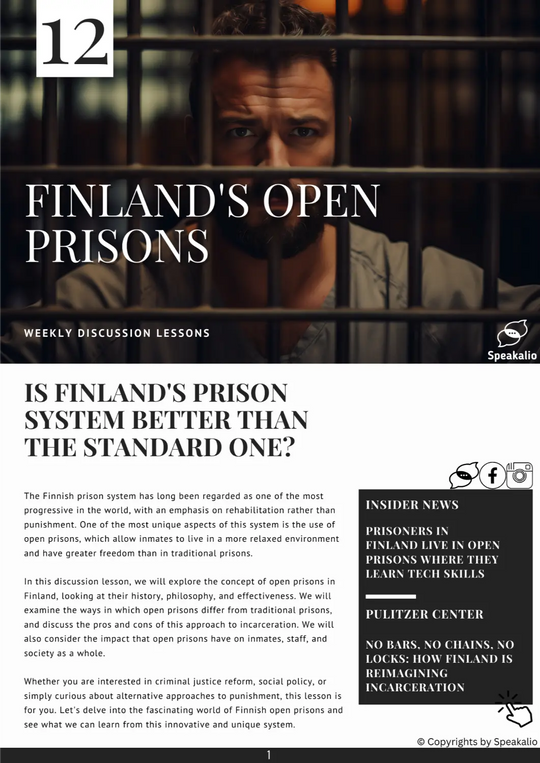 Finland's open prisons
