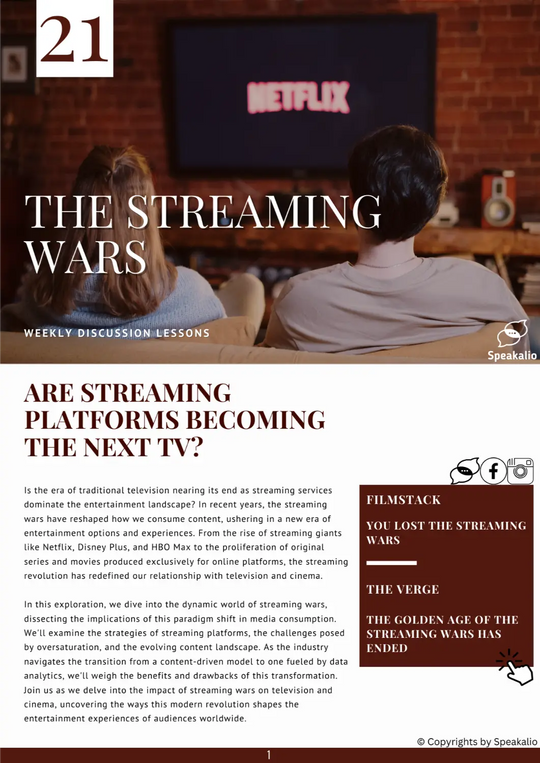 The streaming wars