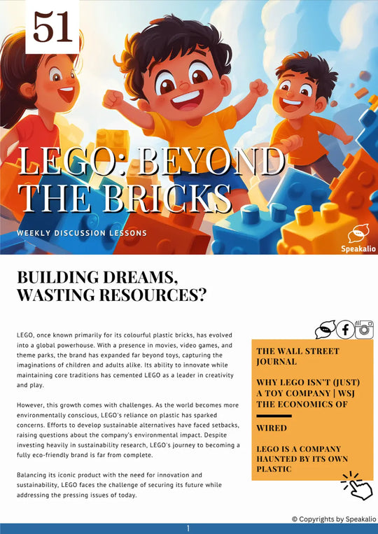 LEGO: Beyond the bricks