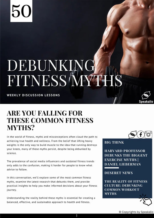 Debunking fitness myths