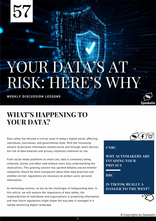 Your data is at risk