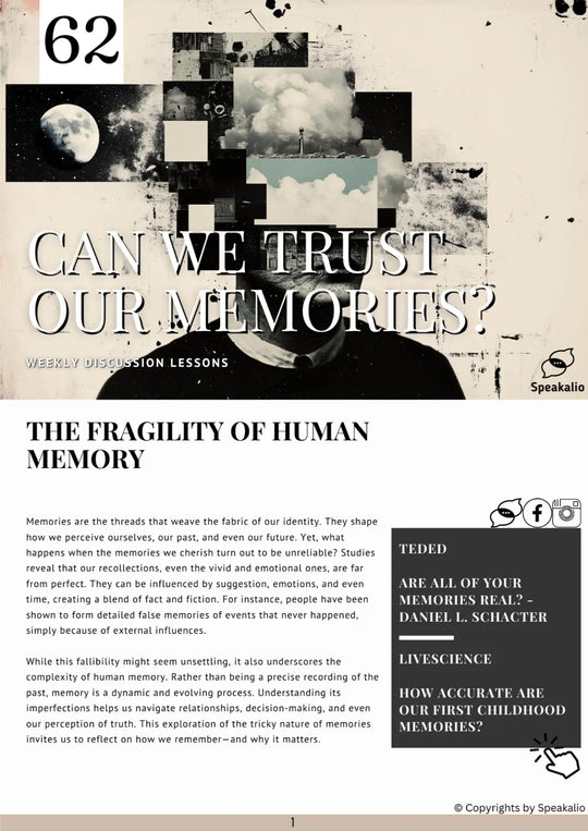 Can we trust our memories?