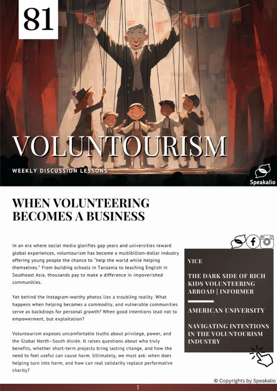 Voluntourism