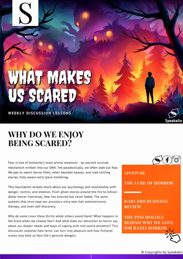 Co sprawia że się boimy?