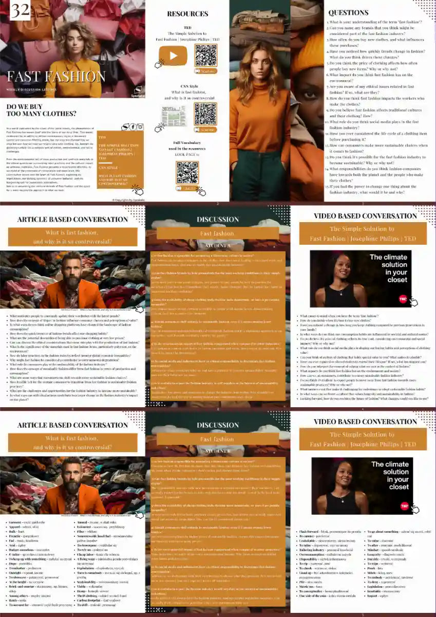 Fast Fashion Speakalio