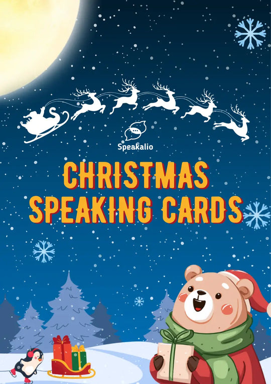 Christmas speaking cards