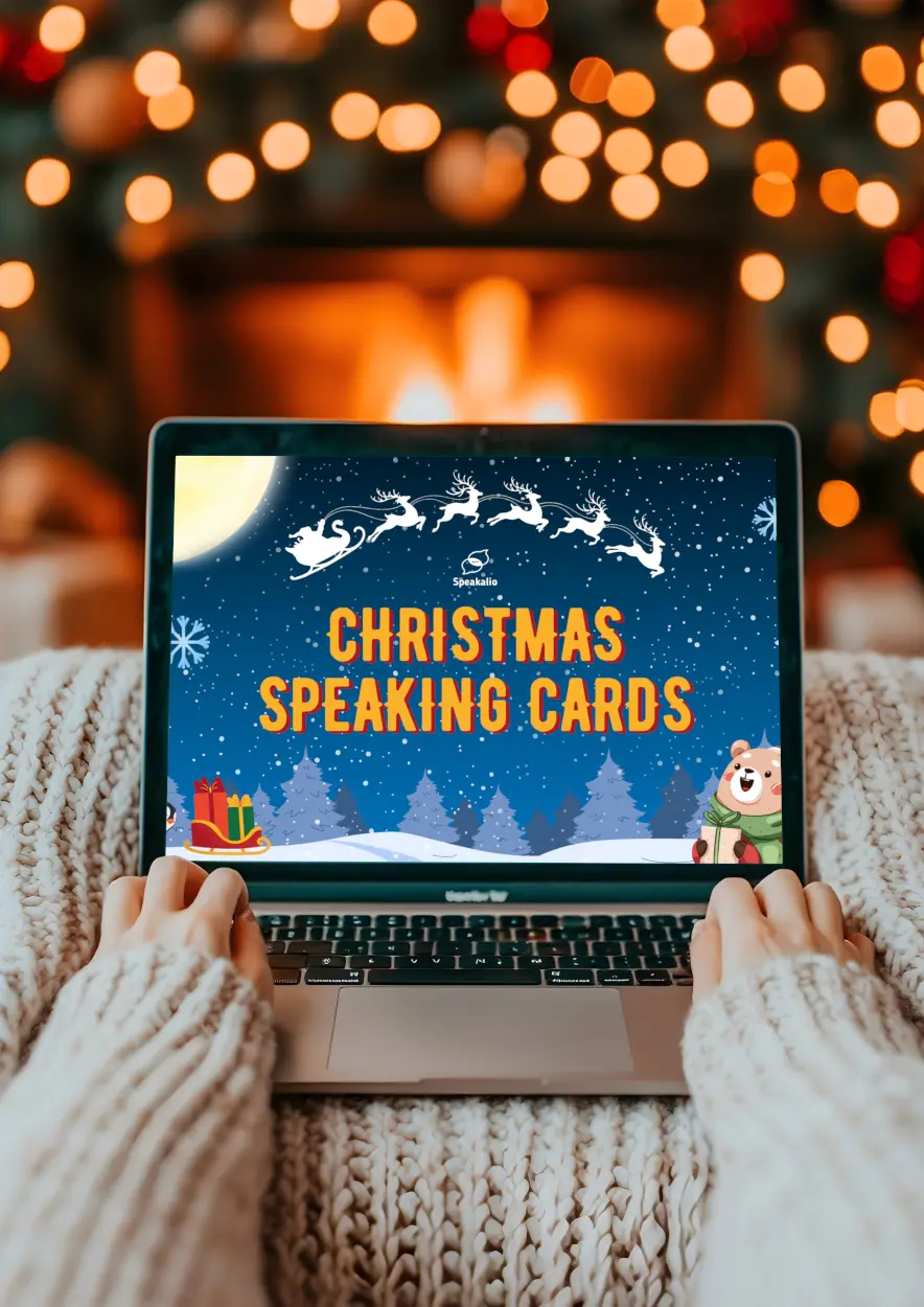 Christmas speaking cards