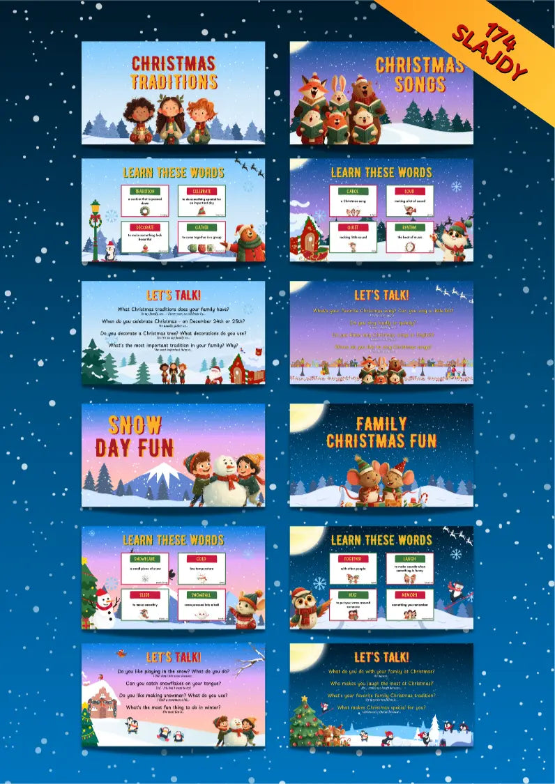 Christmas speaking cards