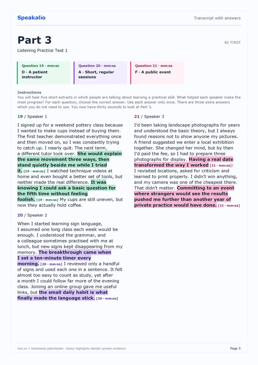 Autentyczne Teacher’s Notes z wyjaśnieniami odpowiedzi
