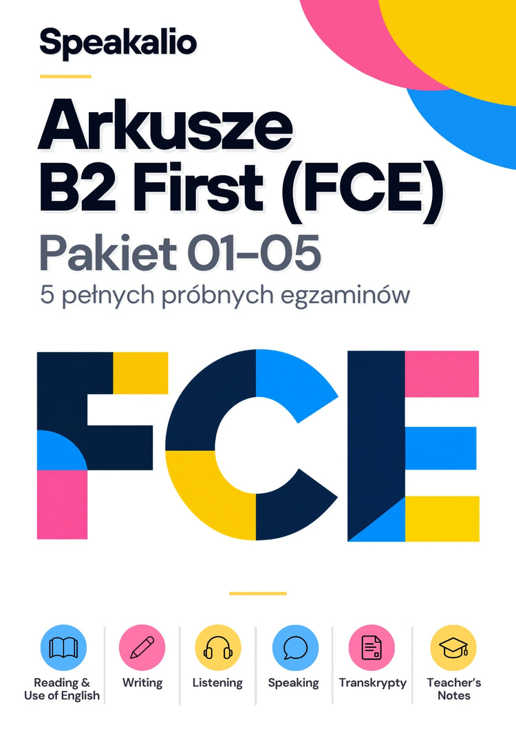 Okładka: Arkusze B2 First (FCE)