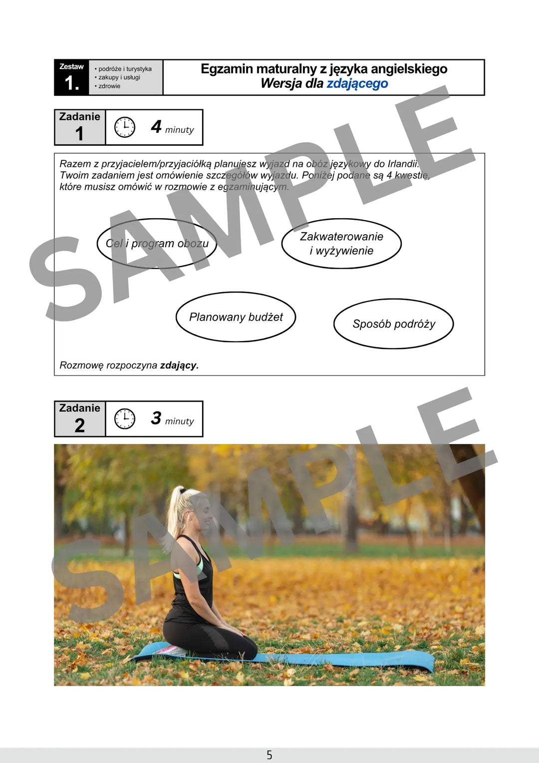 Matura ustna 10 arkuszy vol. 1