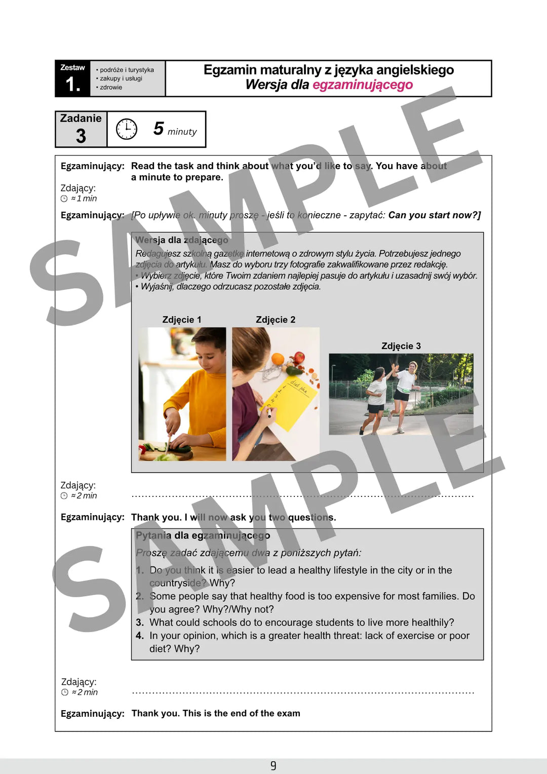 Matura ustna 10 arkuszy vol. 1