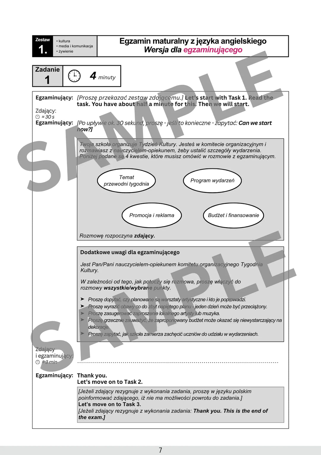 Matura ustna 10 arkuszy vol. 2
